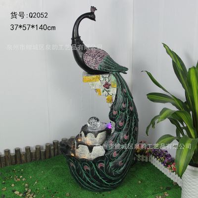 800元以上水景 泉韵厂家直销假山流水喷泉孔雀吉祥风水摆件客厅会所阳台创意礼品图片|800元以上水景 泉韵厂家直销假山流水喷泉孔雀吉祥风水摆件客厅会所阳台创意礼品产品图片由泉州市鲤城区泉韵工艺品公司生产提供-