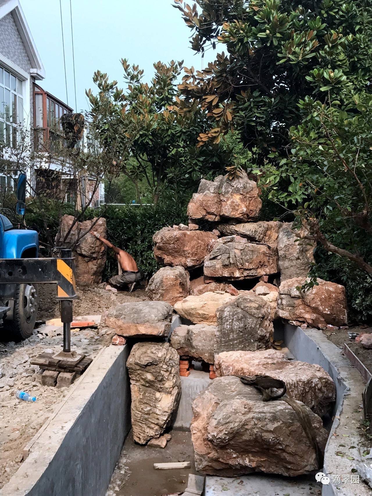 滴翠园林施工现状