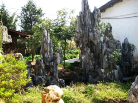 【兰州室外园林点缀假山造景石】- 