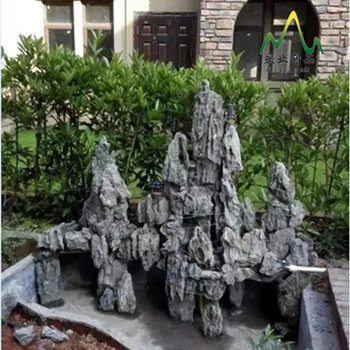 英石驳岸石假山