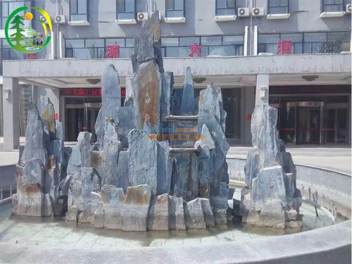 斧劈石假山 自然与人工的完美融合