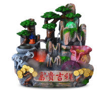 假山鱼缸 自然之景入室来，热卖促销正当时