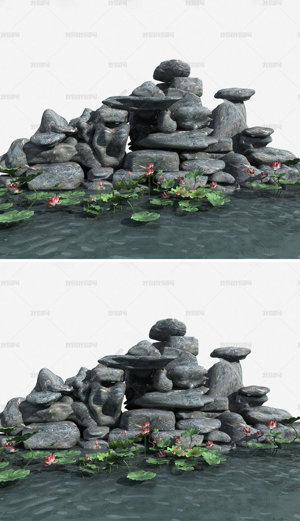 古建园林之韵 假山凉亭的3D数字艺术再现